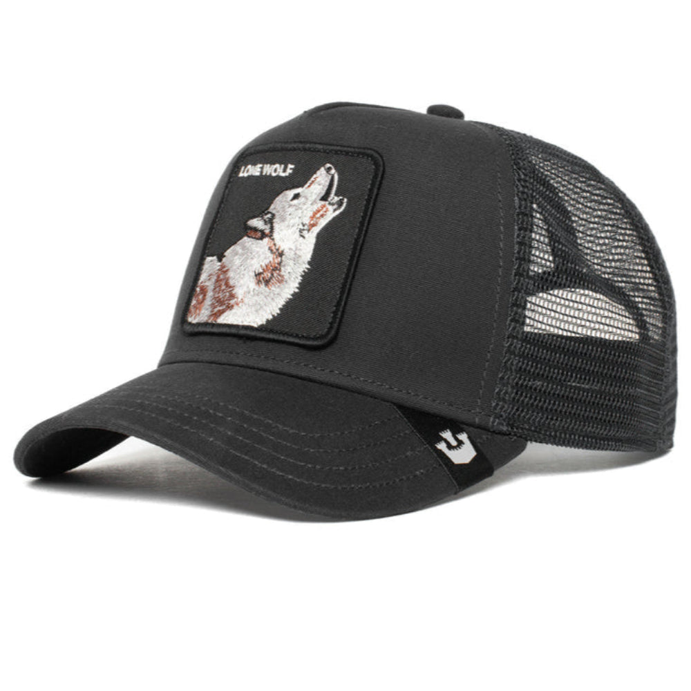 Goorin Bros - Lone Wolf Trucker Cap Farm - Black